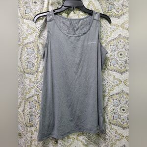 Columbia tank gray with lace back